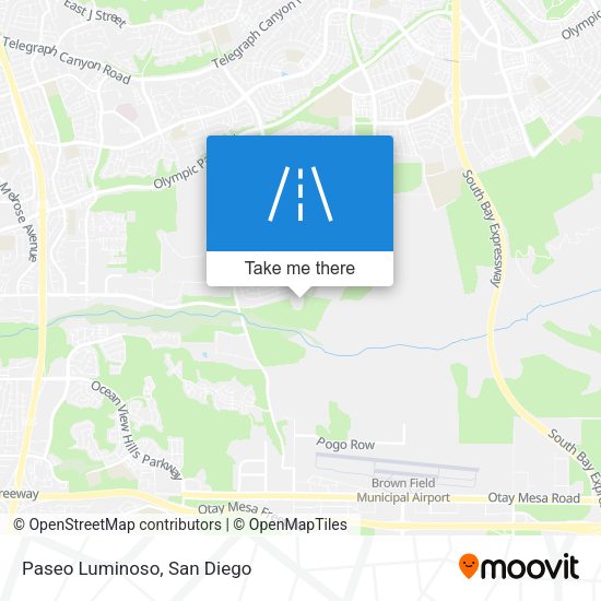 Mapa de Paseo Luminoso
