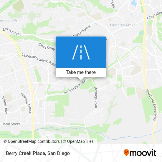 Mapa de Berry Creek Place