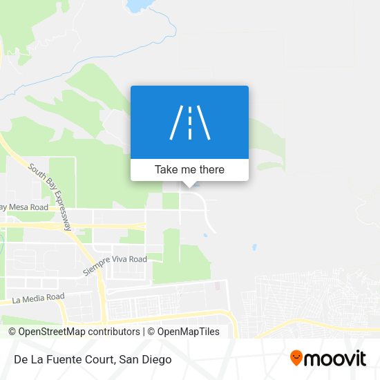 Mapa de De La Fuente Court
