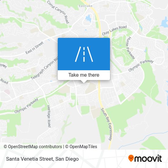 Santa Venetia Street map