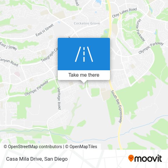 Mapa de Casa Mila Drive