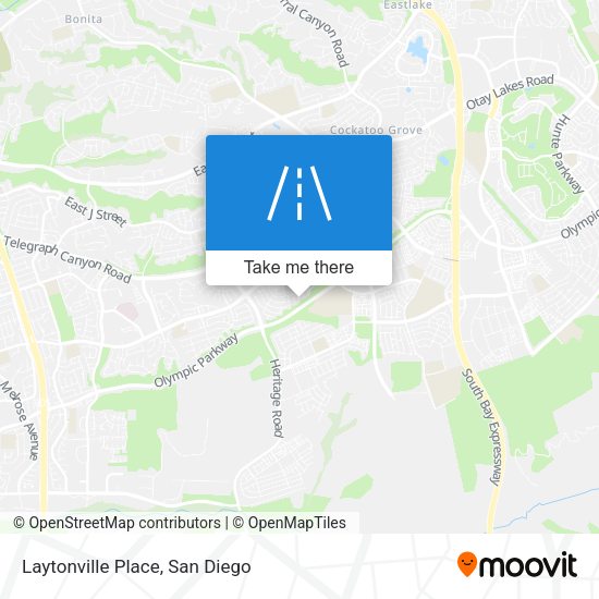 Laytonville Place map