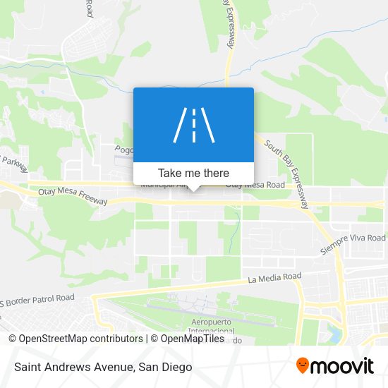 Mapa de Saint Andrews Avenue