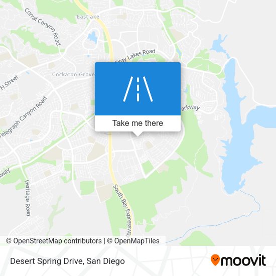 Desert Spring Drive map