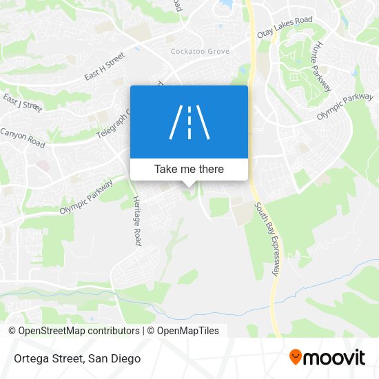 Mapa de Ortega Street