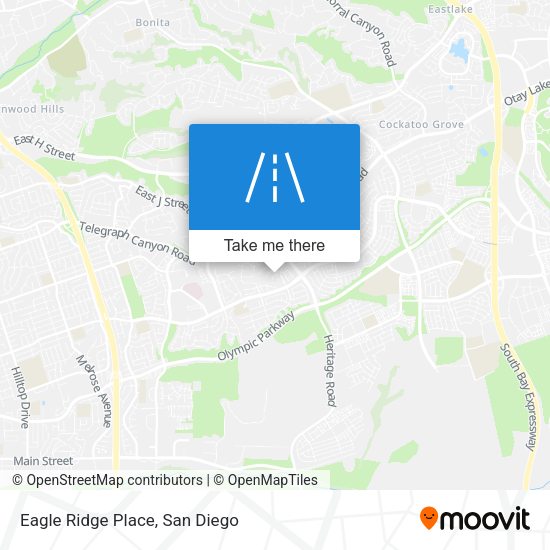 Mapa de Eagle Ridge Place