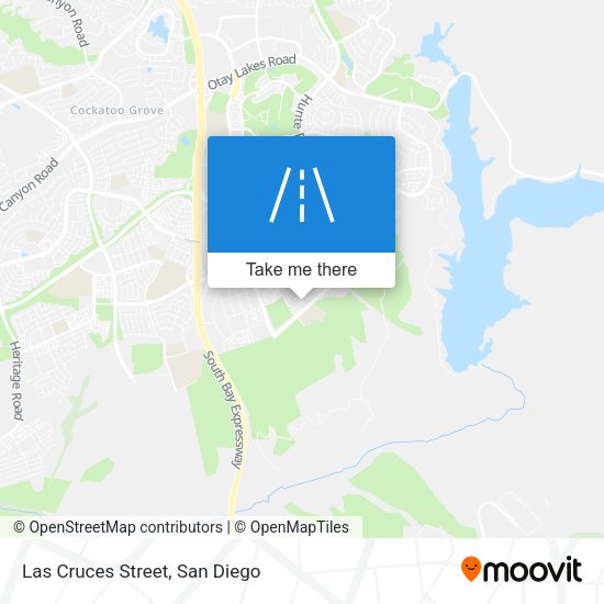 Mapa de Las Cruces Street