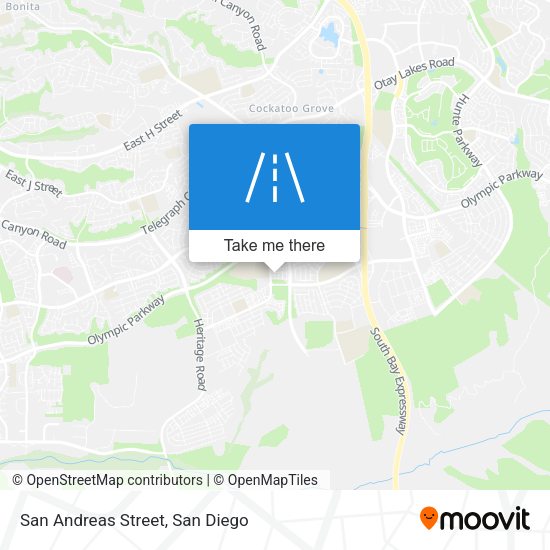 San Andreas Street map