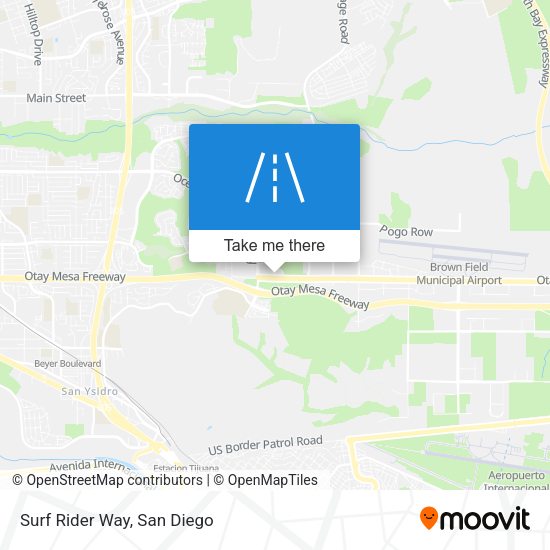 Mapa de Surf Rider Way