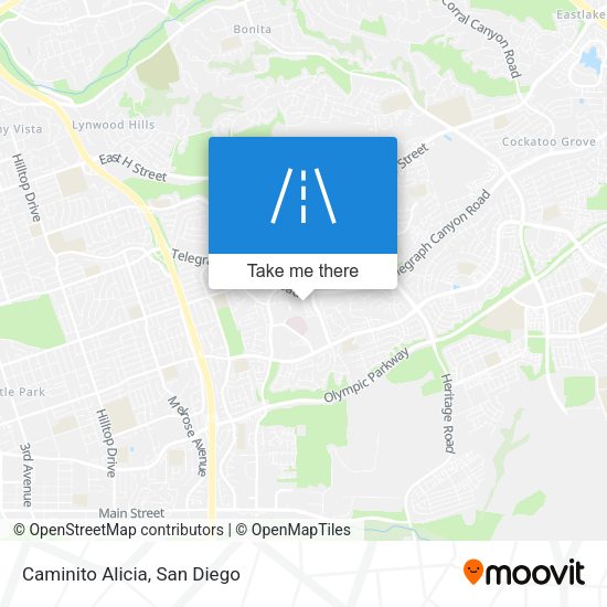Mapa de Caminito Alicia