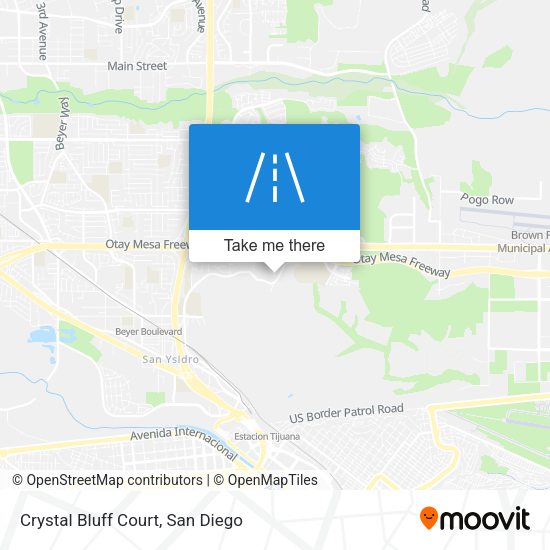 Crystal Bluff Court map