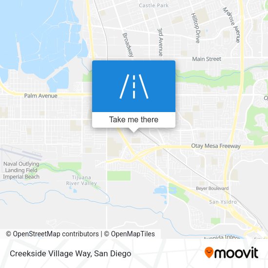 Creekside Village Way map