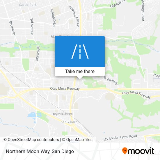 Northern Moon Way map