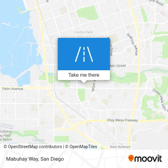Mabuhay Way map