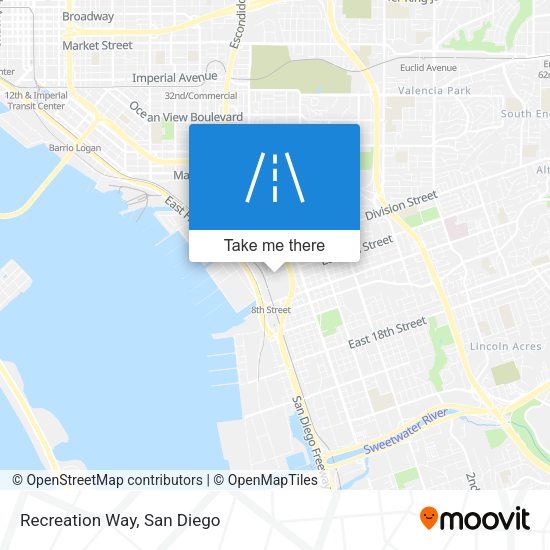 Mapa de Recreation Way