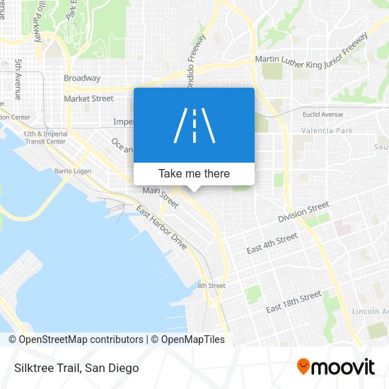 Mapa de Silktree Trail