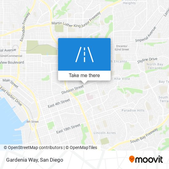 Gardenia Way map