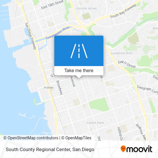 South County Regional Center map