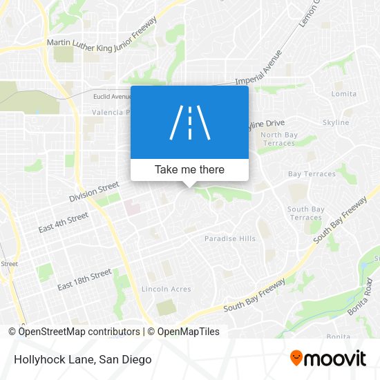 Mapa de Hollyhock Lane