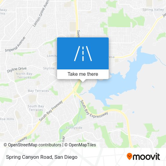 Mapa de Spring Canyon Road