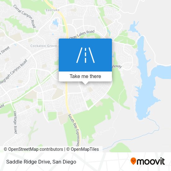 Saddle Ridge Drive map