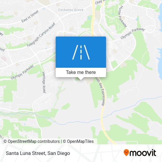 Mapa de Santa Luna Street