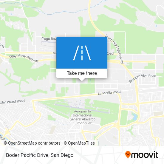 Boder Pacific Drive map