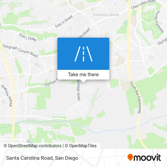 Mapa de Santa Carolina Road