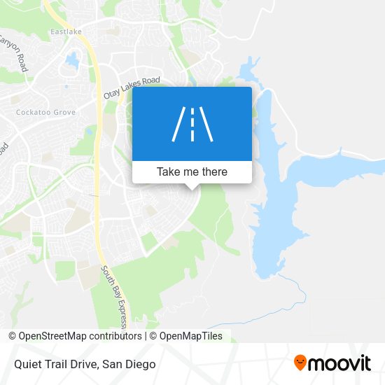 Quiet Trail Drive map
