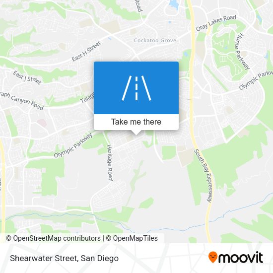 Mapa de Shearwater Street