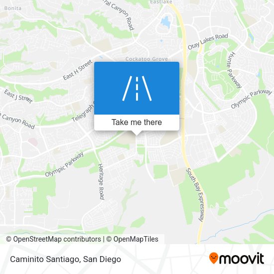 Caminito Santiago map