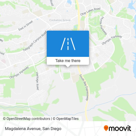Mapa de Magdalena Avenue