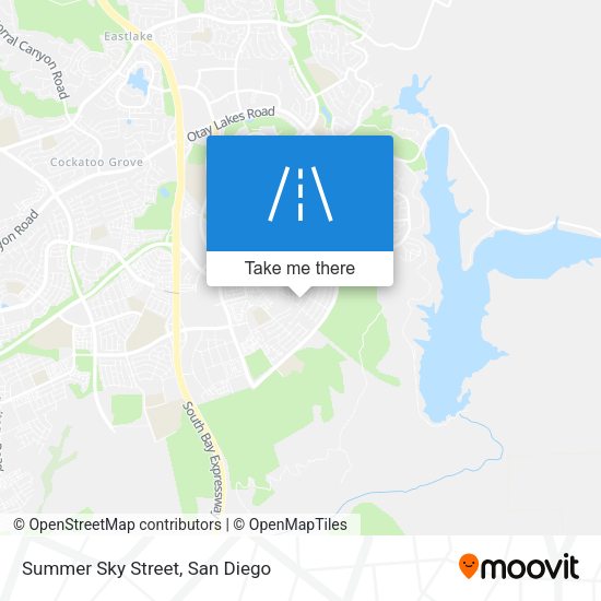 Mapa de Summer Sky Street
