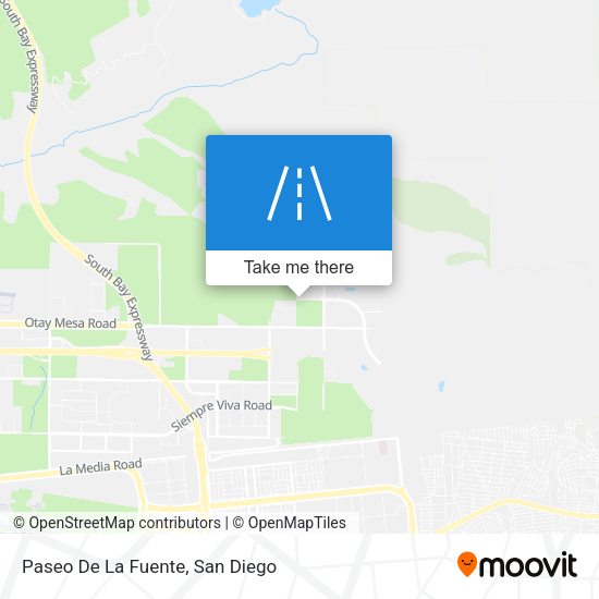 Paseo De La Fuente map
