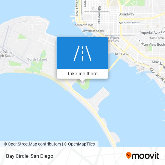 Bay Circle map