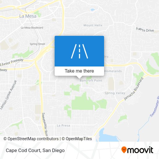Mapa de Cape Cod Court