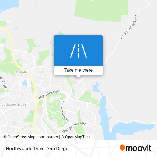 Mapa de Northwoods Drive