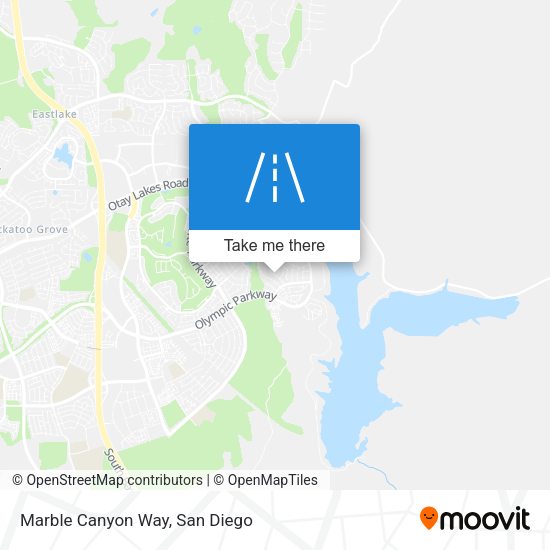 Marble Canyon Way map