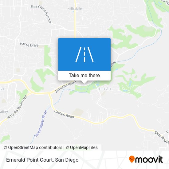 Emerald Point Court map