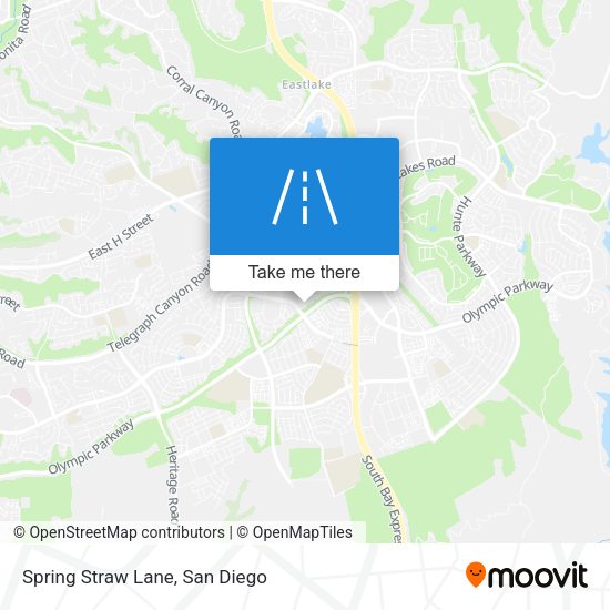 Mapa de Spring Straw Lane