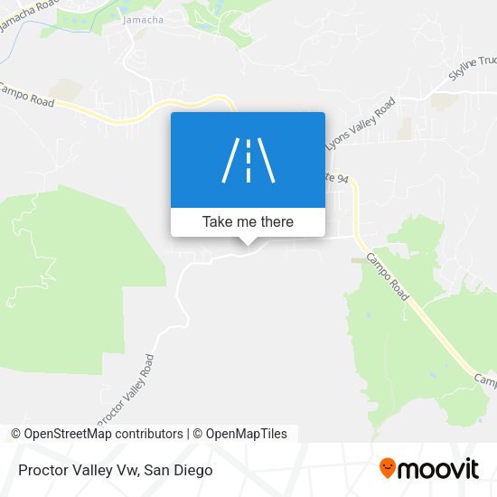 Proctor Valley Vw map
