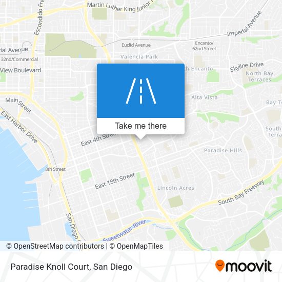 Paradise Knoll Court map