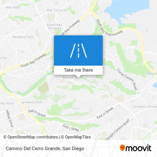 Camino Del Cerro Grande map