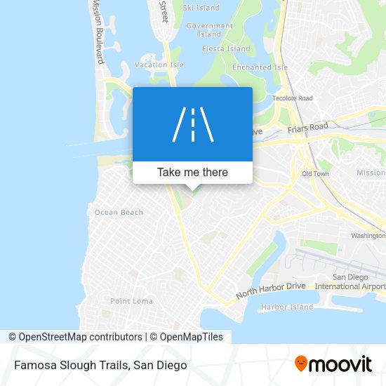 Mapa de Famosa Slough Trails