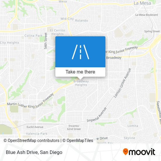 Mapa de Blue Ash Drive