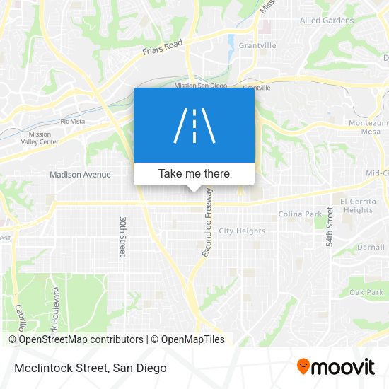 Mcclintock Street map