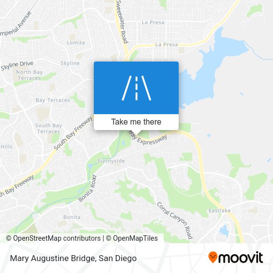 Mary Augustine Bridge map