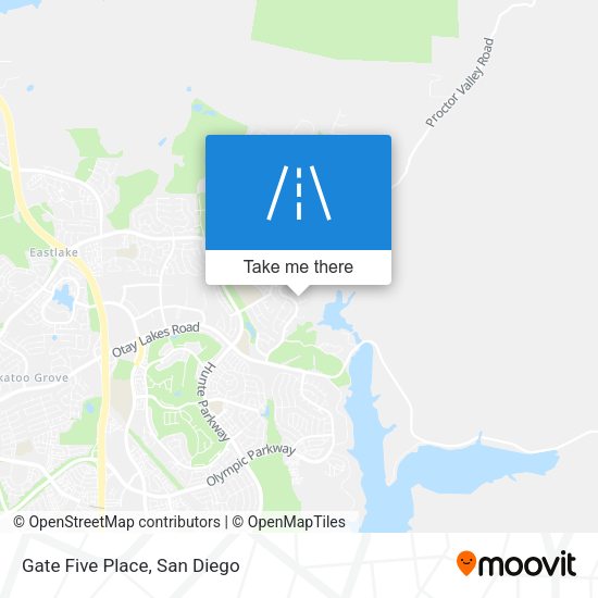 Mapa de Gate Five Place