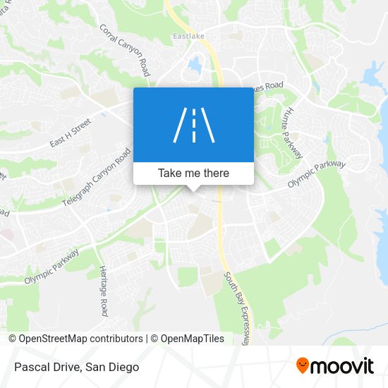 Mapa de Pascal Drive