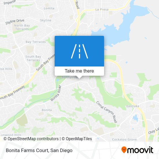 Bonita Farms Court map